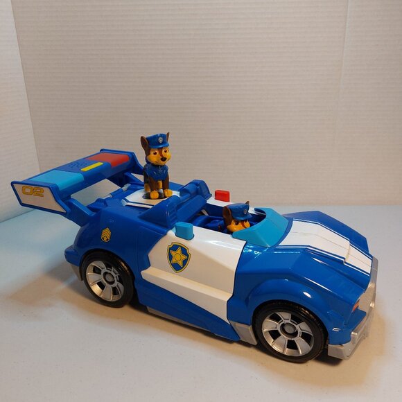 Paw Patrol Chase 2 in 1 Transforming Cruiser Toy Car Lights And Sound-tested - Picture 11 of 12